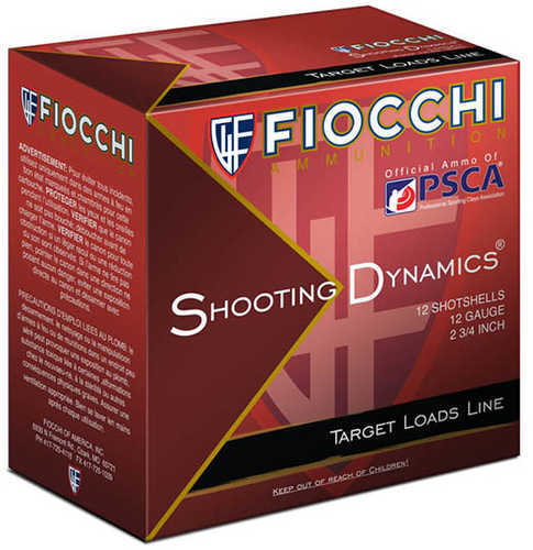 12 Gauge 25 Rounds Ammunition Fiocchi Ammo 2 3/4" 1 1/4 oz Target #8